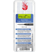 Dry Wasserstrahl Ersatzminen für Tieflochmarker-Bleistift weiß 2,8 mm