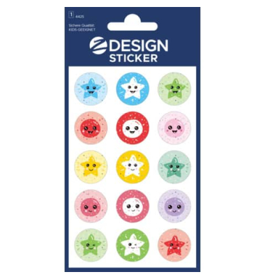 Sticker Glitter Sterne