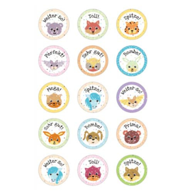 Sticker Glitter Text