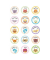 Sticker Glitter Text