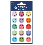 Sticker Glossy Gesicht
