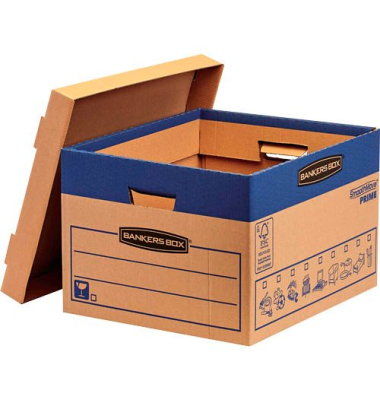 Umzugskarton SmoothMove Prime 6203901 braun, innen 39x33,3x28,5cm, Wellpappe