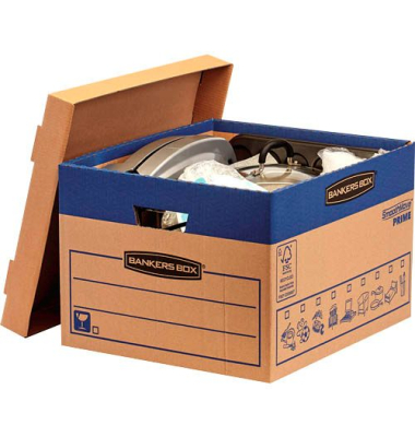 Umzugskarton SmoothMove Prime 6204001 braun, innen 43x38x28,7cm, Wellpappe