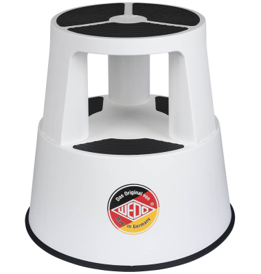 Rollhocker 212300 SuperStep, 1x 2 Stufen, weiß, Polypropylen (PP)