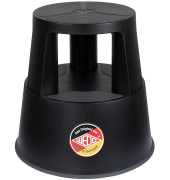 Rollhocker SuperStep schwarz Kunststoff