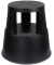 Rollhocker SuperStep schwarz Kunststoff