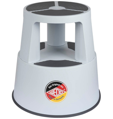 Rollhocker 212337 SuperStep, 1x 2 Stufen, lichtgrau, Polypropylen (PP)