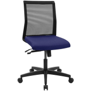 Bürostuhl Smart Point, LC100G260 Stoff blau, Gestell schwarz
