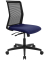 Bürostuhl Smart Point, LC100G260 Stoff blau, Gestell schwarz