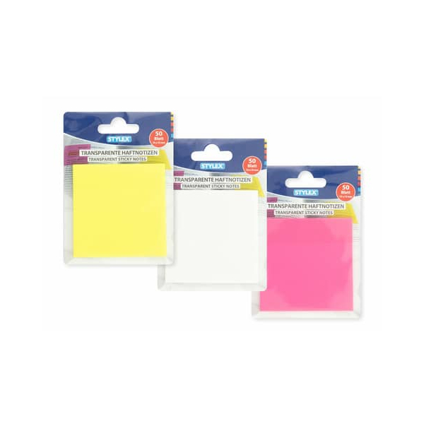 12 Stück Stylex Haftnotizen 31282, farbig sortiert 4044186312829 Stylex 50 Blatt