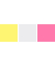 Haftnotizen 31282, 75x75mm, farbig sortiert (wei&szlig;/gelb/pink), quadratisch