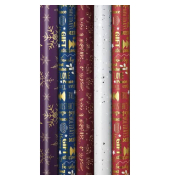 Geschenkpapier 33052 414234, Weihnachtsmotive, bunt gl&auml;nzend