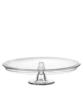 Tortenplatte CIAO mit Fuß transparent 32,0 cm