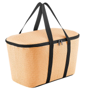 Kühltasche coolerbag raffia black Kunststoff schwarz UH7078