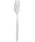 12 Amefa Gabel Scandinave silber poliert