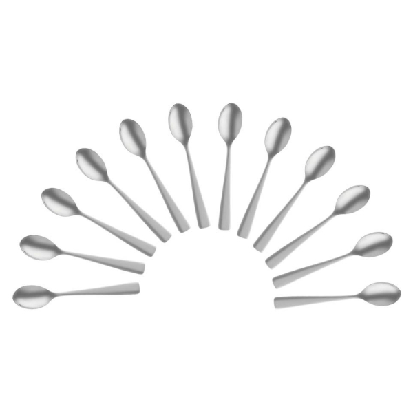 8711155162582 - 12 Löffel Dante silber satiniert 8711155162582 12 Stück