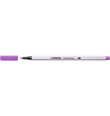 Faserschreiber Pen 68 brush pflaume