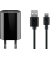 Ladekabel mit Adapter schwarz, Kabellänge: 1,0 m, 5 Watt