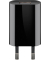 Ladekabel mit Adapter schwarz, Kabellänge: 1,0 m, 5 Watt
