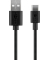 Ladekabel mit Adapter schwarz, Kabellänge: 1,0 m, 5 Watt