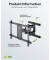 TV-Wandhalterung Pro FULLMOTION (XL) schwarz