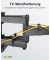 TV-Wandhalterung Pro FULLMOTION (XL) schwarz