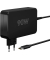 Ladekabel mit Adapter schwarz, Kabellänge: 1,8 m, 90 Watt