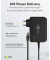 Ladekabel mit Adapter schwarz, Kabellänge: 1,8 m, 90 Watt