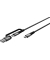 2in1 USB-Kabel 2in1 2,0 m silber, spacegrau