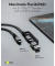 2in1 USB-Kabel 2in1 2,0 m silber, spacegrau