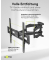 TV-Wandhalterung Basic FULLMOTION (L) schwarz