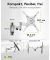 TV-Wandhalterung Caravan FULLMOTION (M) silber