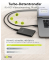 USB 4 USB-Kabel 1,5 m schwarz