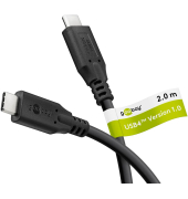 USB 4 USB-Kabel 2,0 m schwarz