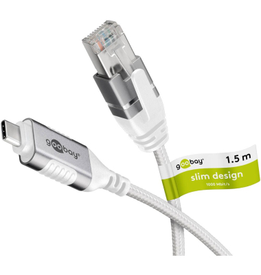 USB-C 3.1RJ45 Kabel 1,5 m weiß