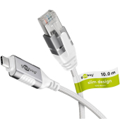 USB-C 3.1RJ45 Kabel 10,0 m weiß