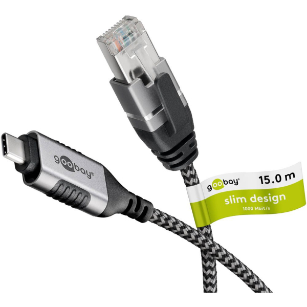 4040849744082 - GOOBAY 74408 - Netzwerkadapter Kabel USB 31 Typ C Gigabit Ethernet 15 m 4040849744082 - GOOBAY 74408 - Netzwerkadapter Kabel USB 31 Typ C Gigabit Ethernet 15 m