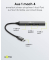 USB-Hub Slim 4-fach grau