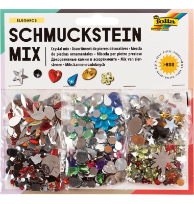 12519  ca.800Teile Schmuckstein-Set Elegance sort