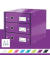 Schubladenbox Click&Store 6048-00-62 violett/violett metallic 3 Schubladen geschlossen