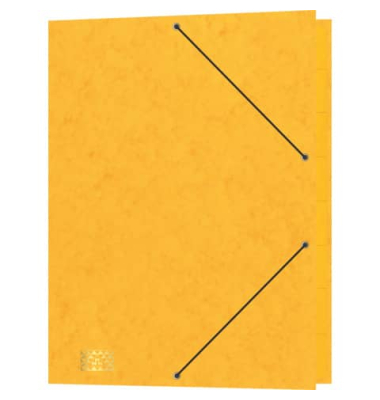 Ordnungsmappe 4616-1, 9-teilig blanko, gelb, A4, 9 F&auml;cher