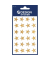 52419 gold Weihn.Schmucketikett Sterne