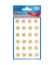 52419 gold Weihn.Schmucketikett Sterne