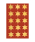 52801  gold Weihn.Schmucketikett Stern20mm