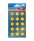 52801  gold Weihn.Schmucketikett Stern20mm
