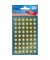 52802 gold Weihn.Schmucketikett Stern 8mm
