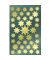 52804  2Bl gold Weihn.Schmucketikett Sterne