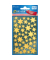 52806 gold sort. Weihn.Schmucketikett Sterne