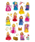 524 Aufkleber-Set 59990 für Mädchen