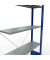 Anbau-Steckregal 130,0 x 60,0 x 200,0 cm verzinkt, blau 5 Fachböden